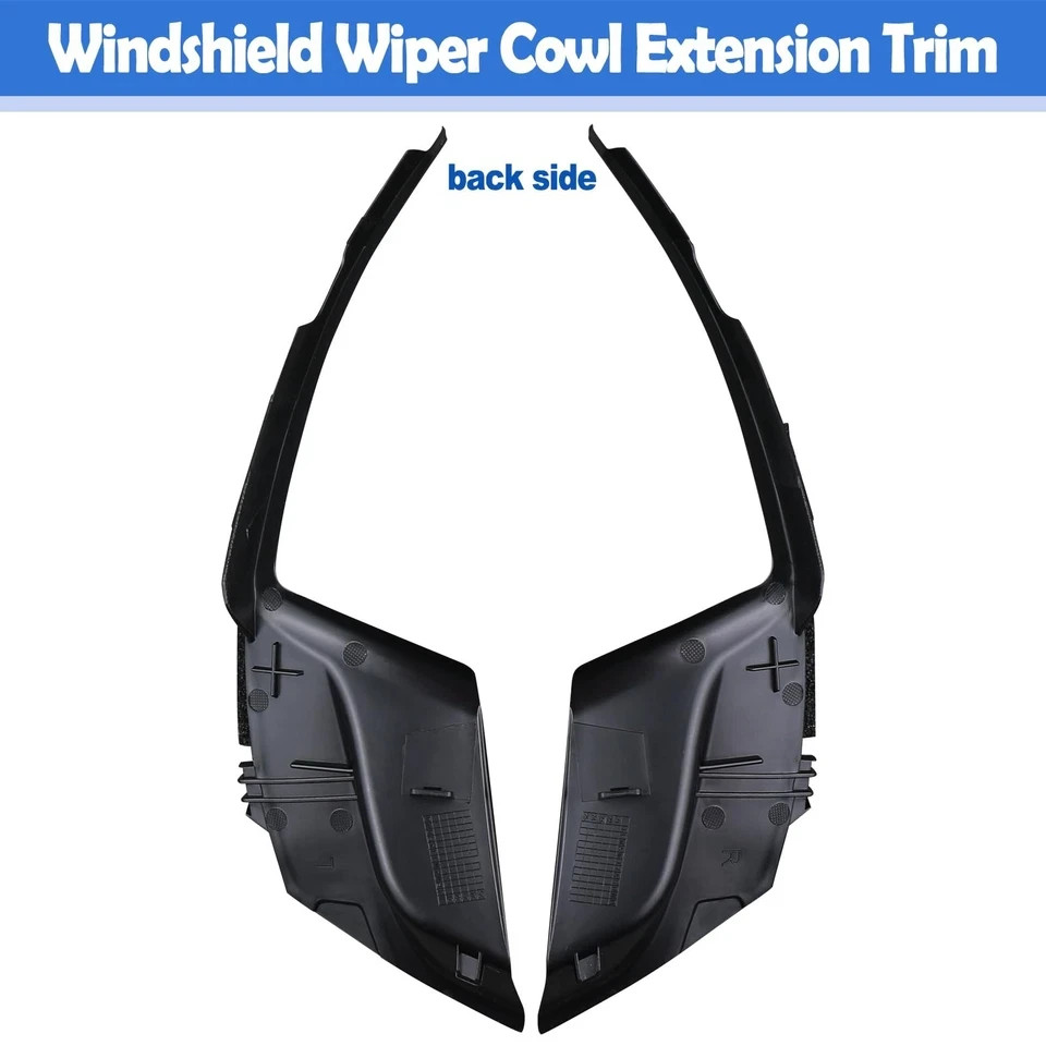 1Pair Windshield Wiper Cowl Cover Compatible with Toyota Sienna 2011-2020 Rep... gallery