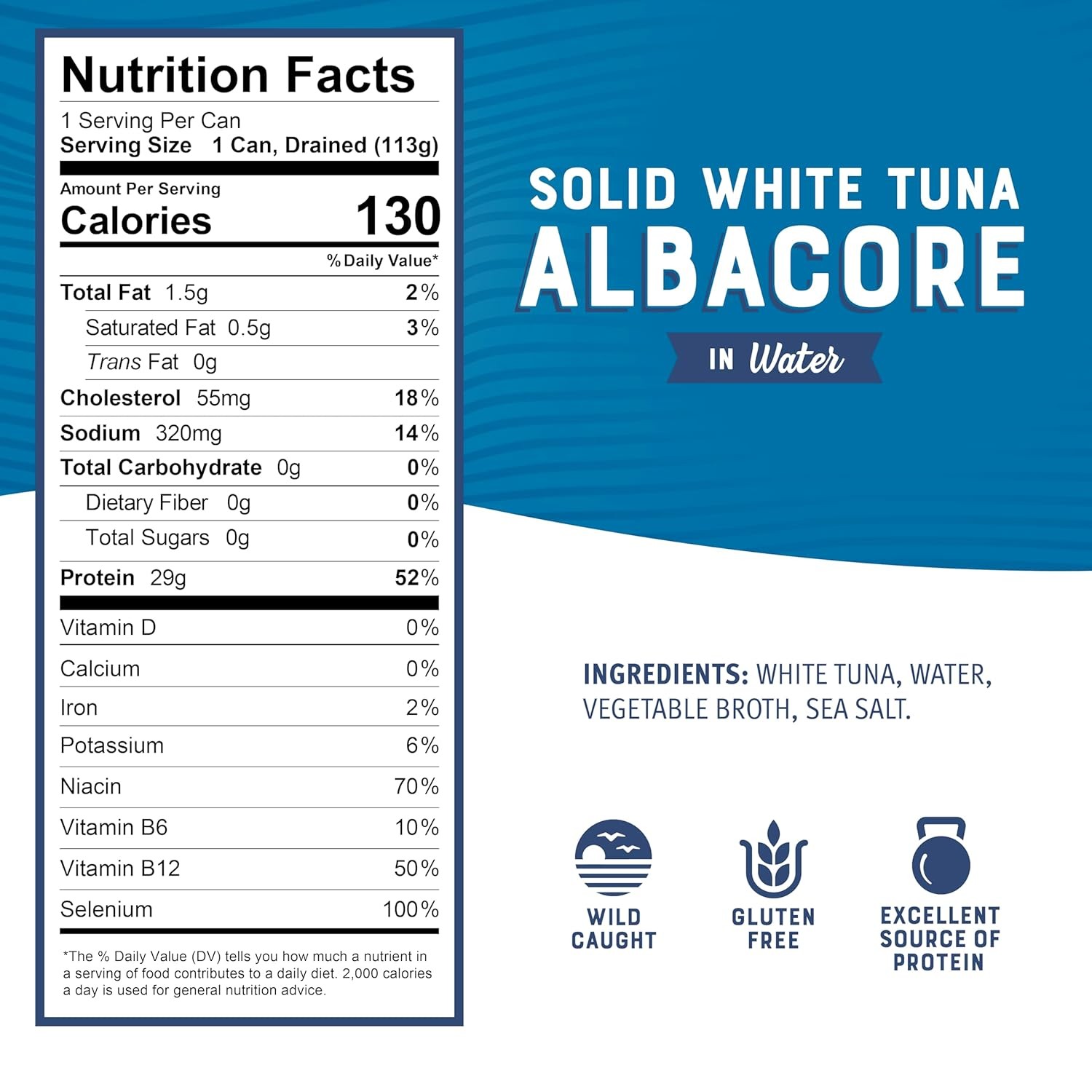 Bumble Bee Solid White Albacore, Tuna in Water 5 Oz Can Pack of 24 Wild Caught gallery