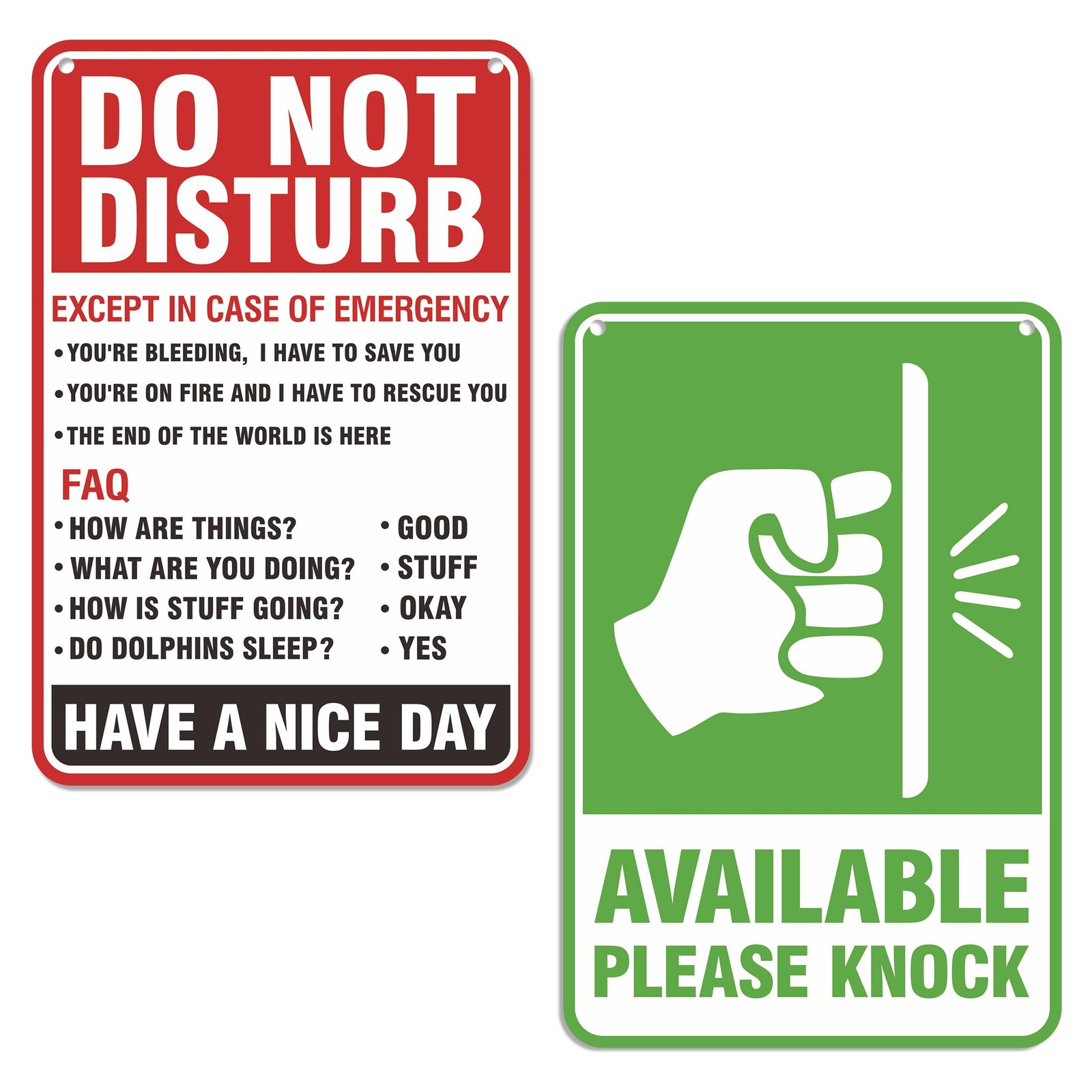 Do Not Disturb Door Hanger Sign, Available 7.5IN, Sign016 gallery