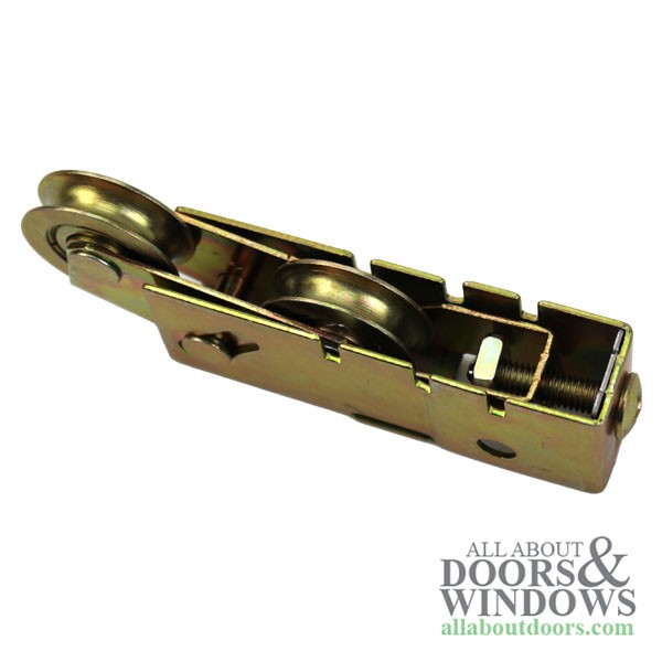 Door Roller For Vinyl Sliding Doors Two Wheel Roller With Plain Back gallery