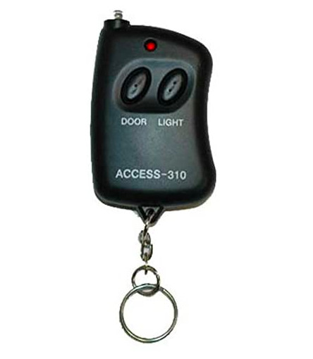 (2) ACCESS-310 Mini Garage Door Opener Remote 8-Digit with Keychain Flashlight gallery