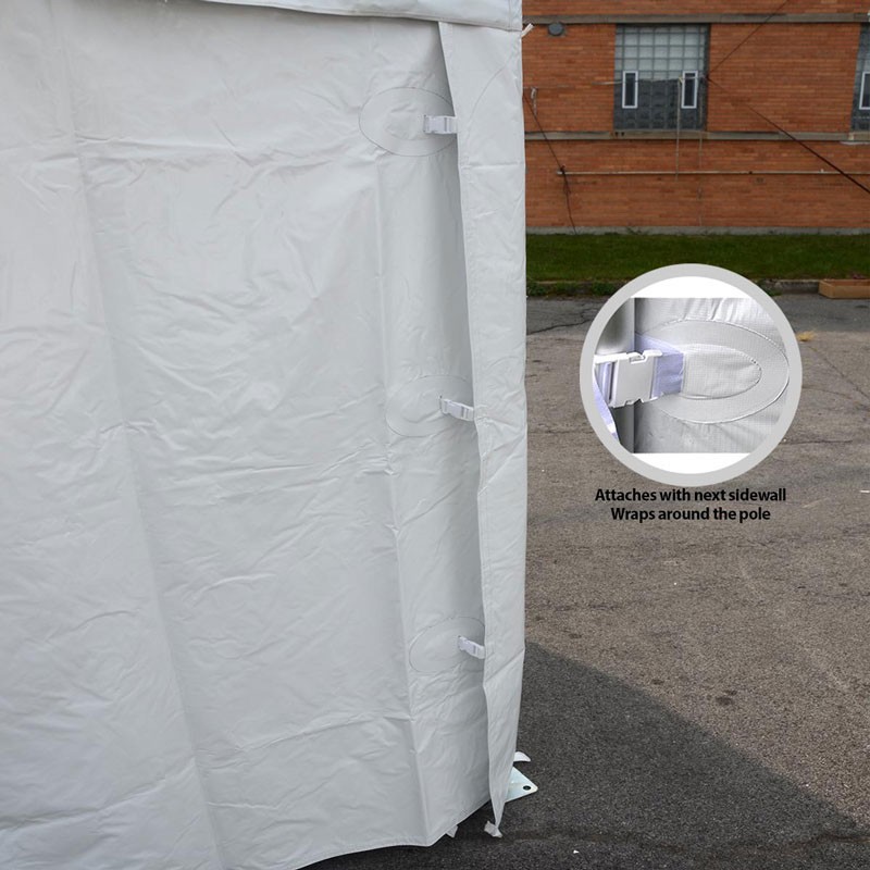 9x30 Solid Side Wall for High Peak Canopy Event Tent Outdoor Party Vinyl Used gallery