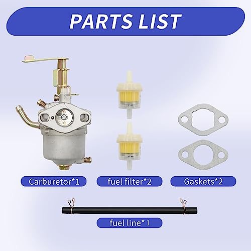 Carburetor Fuel Filter Gaskets Kit Replacement for Powermate 79CC 9" 3.5 FT gallery
