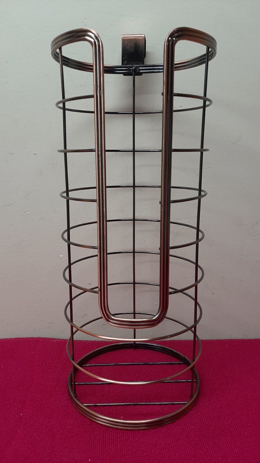 Copper Finish Toilet Tissue Paper Holder Tank Mount 3 Rolls Bathroom Decor New gallery