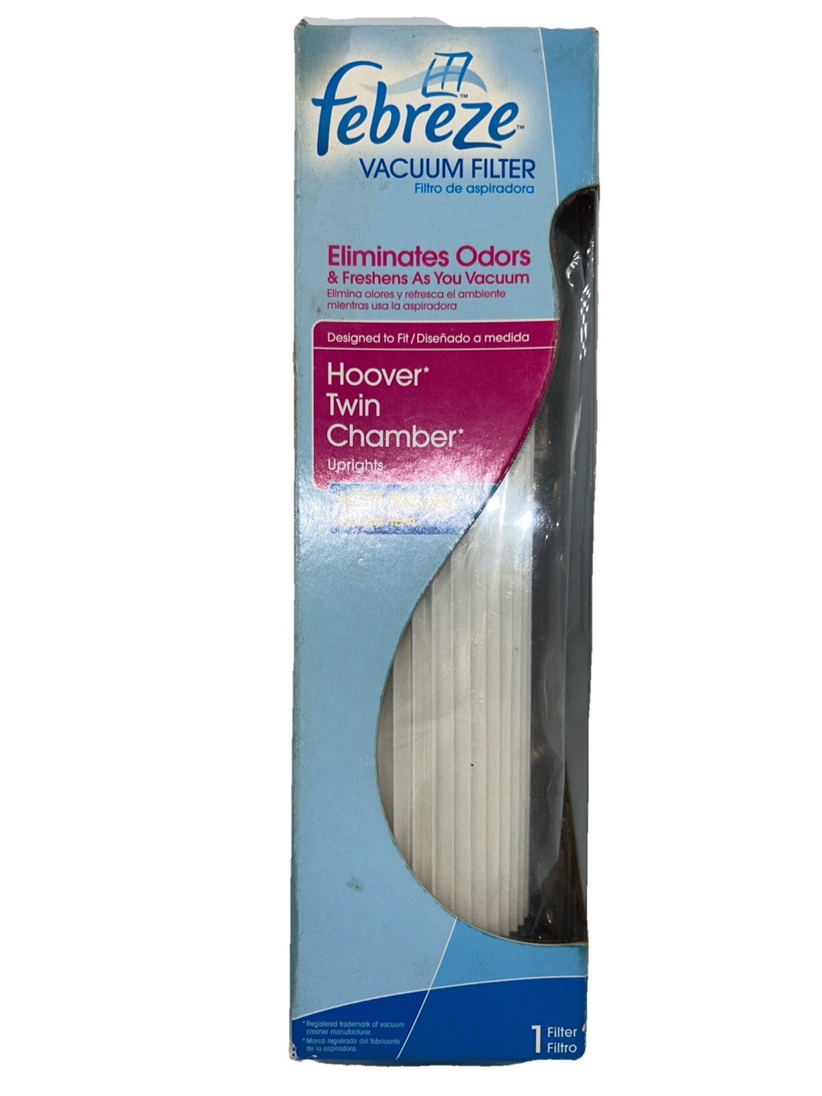 Febreze Vacuum Filter For Hoover Twin Chamber Uprights - HEPA Media New Sealed! gallery