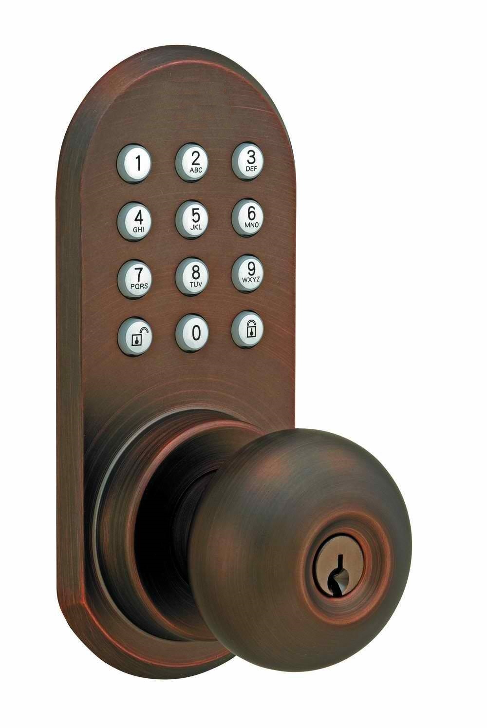 Remote Controlled Doorknob With Keypad - Wireless ! gallery