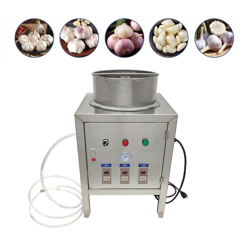 USED- Pneumatic Garlic Peeling Machine 20-25kg/h Commercial Garlic Peeler gallery