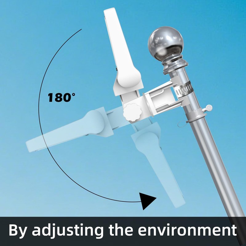 Solar Flag Pole Light, Bright White 4000k Flagpole Light Upgrade Solar... gallery