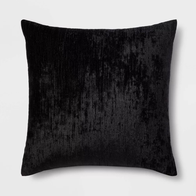 Threshold Velvet Rib Textured Square Decorative Throw Pillow gallery