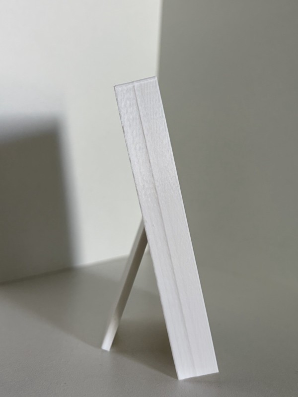 Custom 3D Printed ACEO Display Frame - White | Fits Standard 2.5x3.5 ACEOs gallery