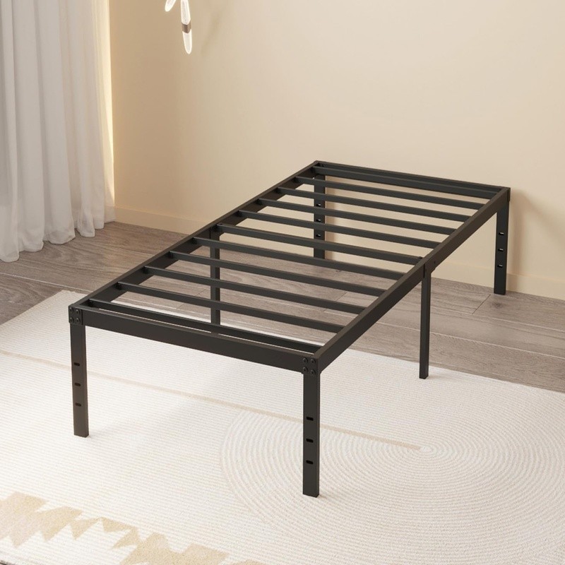 Multi-Angle Support Bed Frame Easy Assembly Under Bed Storage Squeak Resistant