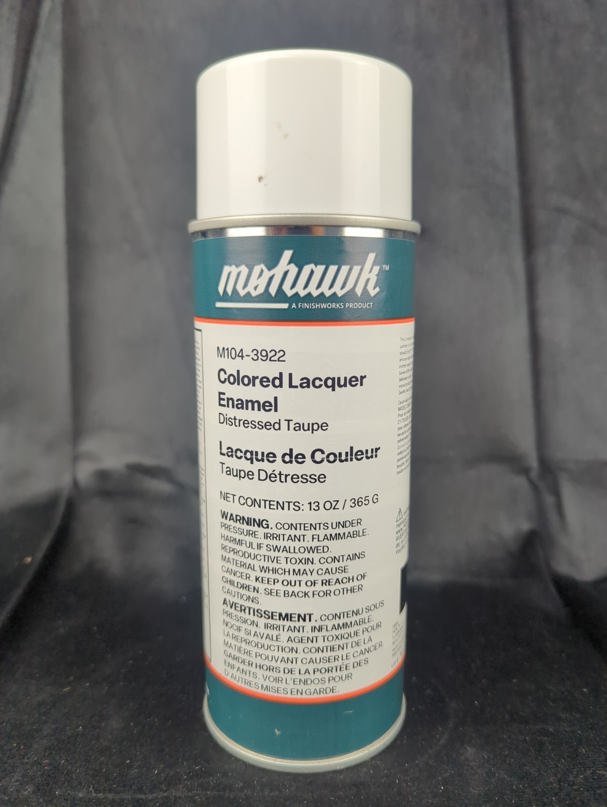 Mohawk M104-3922 Colored Lacquer Enamel Distressed Taupe 13 ounces gallery