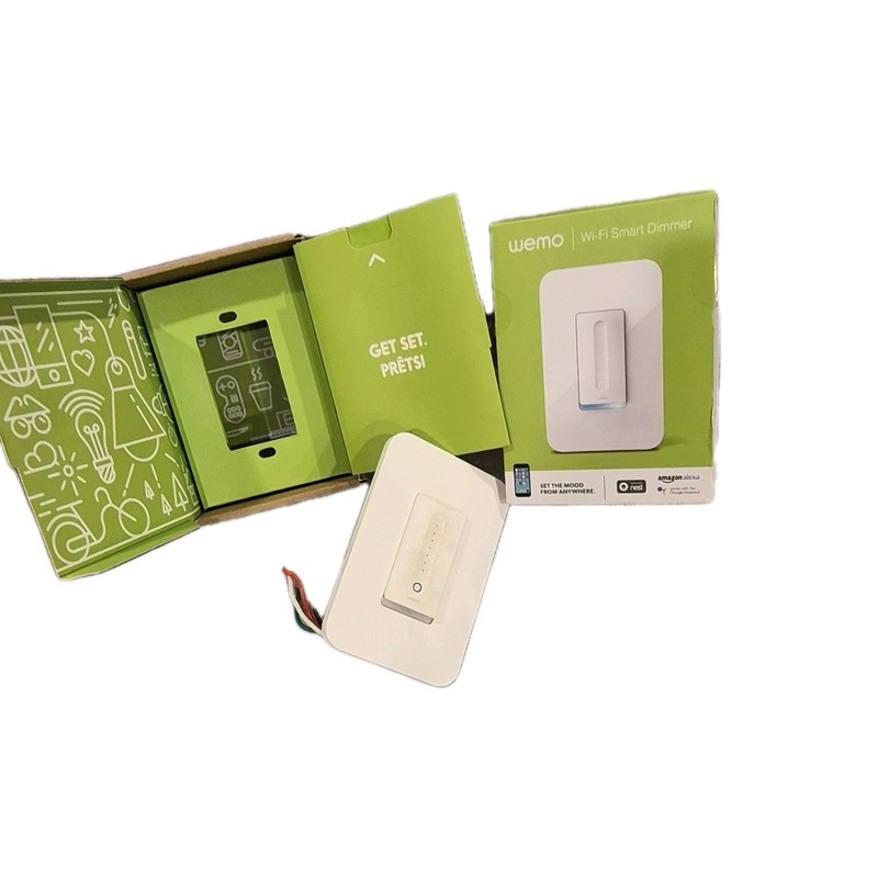 WeMo Wi-Fi Smart Dimmer Wall Switch, White, App-Controlled, Alexa Compatible gallery