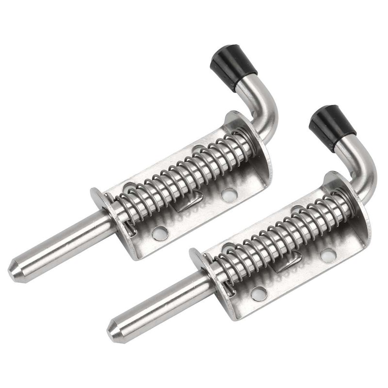 2 Pack Spring Pin Latch Lock For Utility Trailer Tail Gate Loaded Heavy Duty NEW gallery