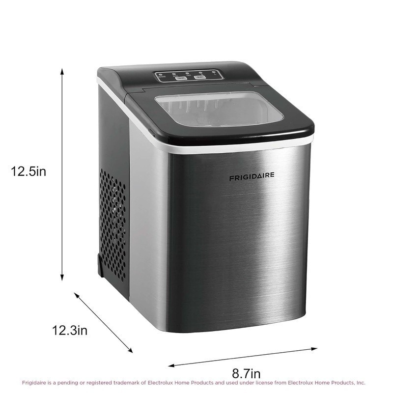 Compact Ice Maker 26lbs Daily Digital Control Stainless Steel Ice Cubes New gallery