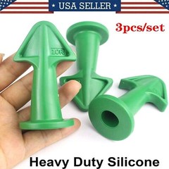Silicone Caulk Applicator Tool Set, 3 Nozzles for Perfect Sealing and Finishing