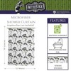 Collectibles Bath Microfiber Shower 72"W x 70"L (Pack of 1) Beetlejuice gallery