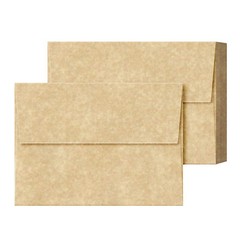 A7 Parchment Envelopes – AGED – 5 1/4 x 7 1/4″ – 24lb Bond/60lb Text – 25 Qty