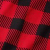 BLACK AND RED BUFFALO PLAID MICROFIBER 4PC BED SHEET SET in QUEEN and KING SIZE gallery