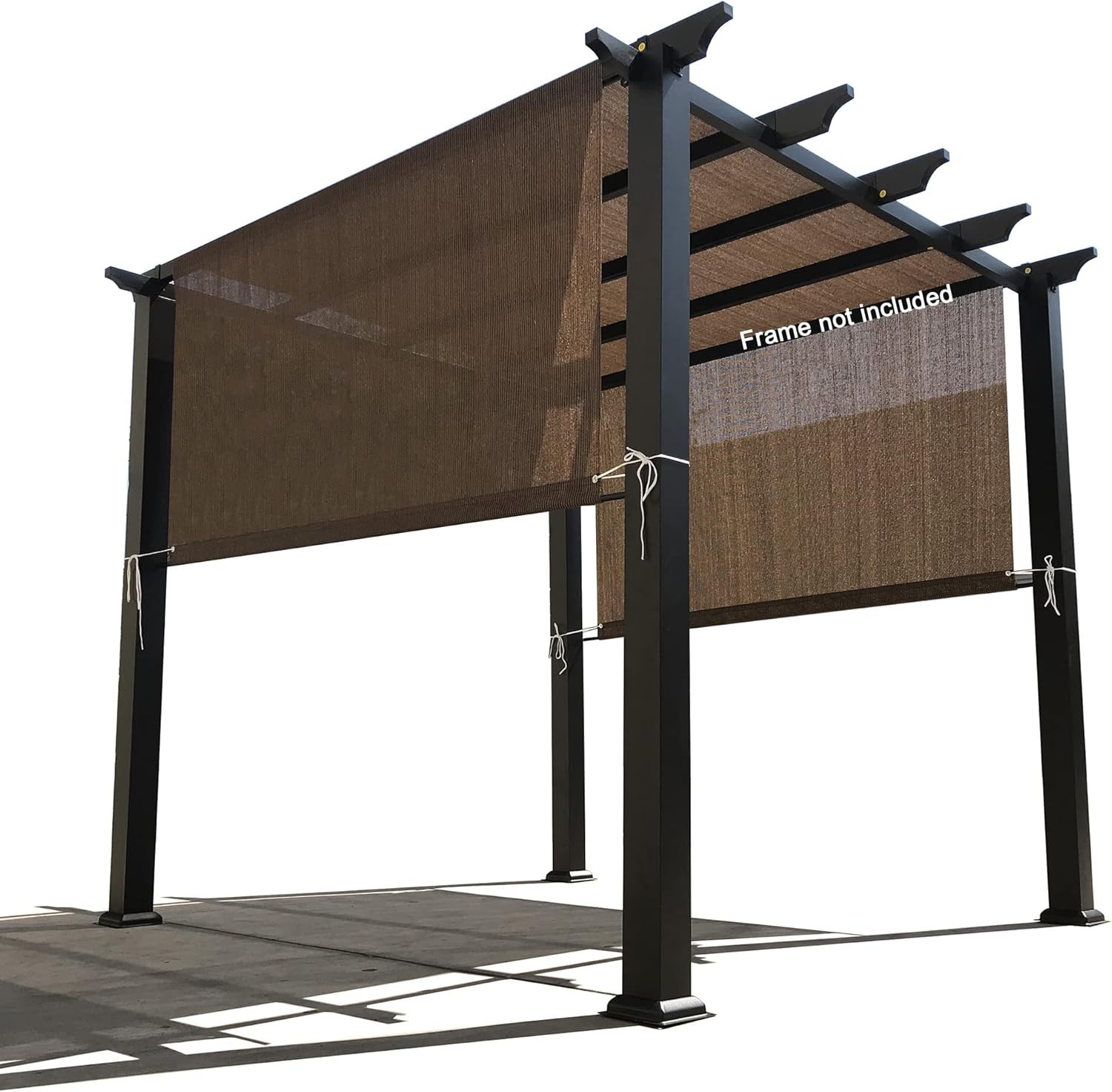 Alion Home Custom HDPE Permeable Canopy Sun Shade Cover Replacement with Rod gallery
