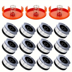 12 Pcs Weed Eater String for Black+Decker, AF-100 0.065″ Weed Wacker String