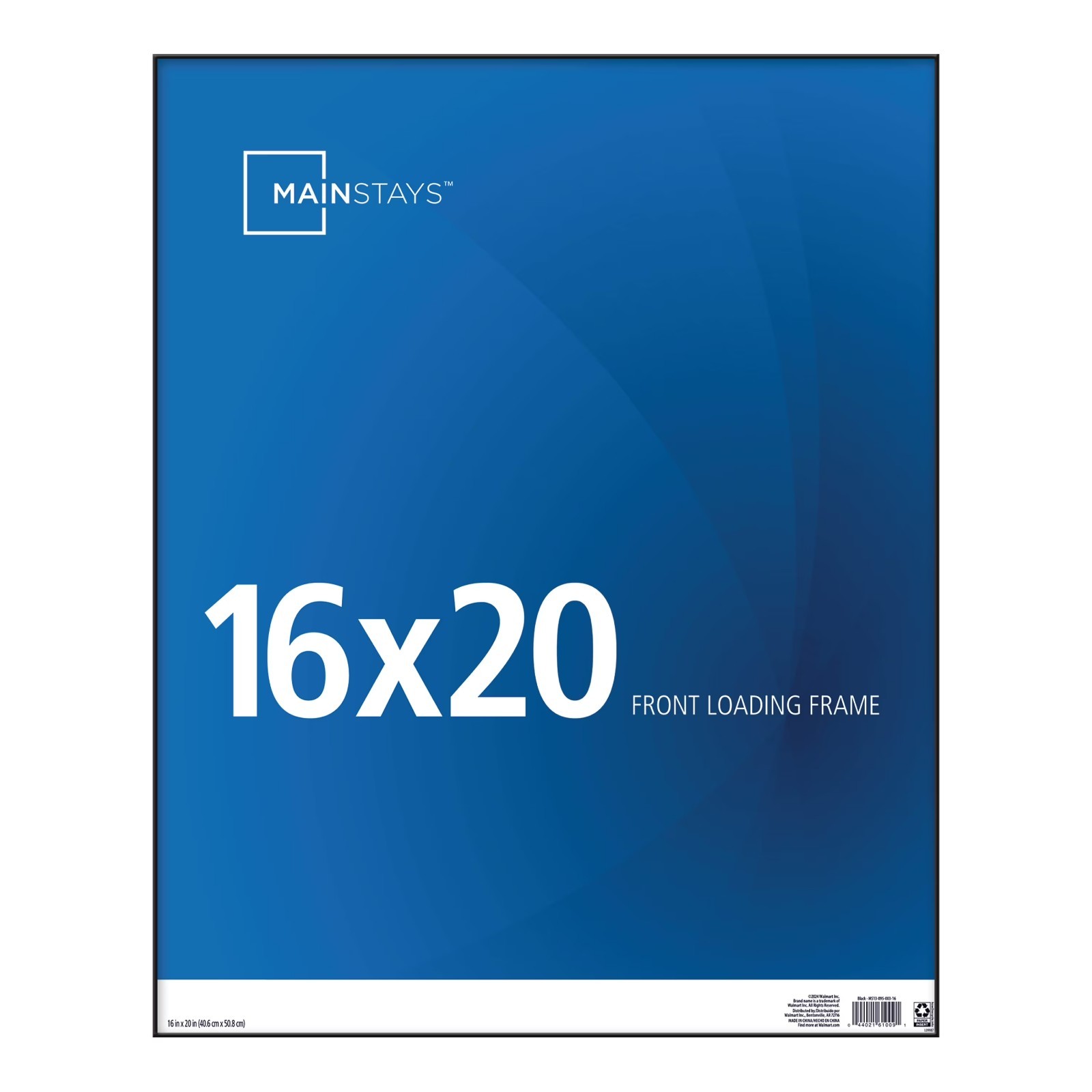 Mainstays 16x20 Front Loading Wall Picture Frame, Black Fast Delivery gallery