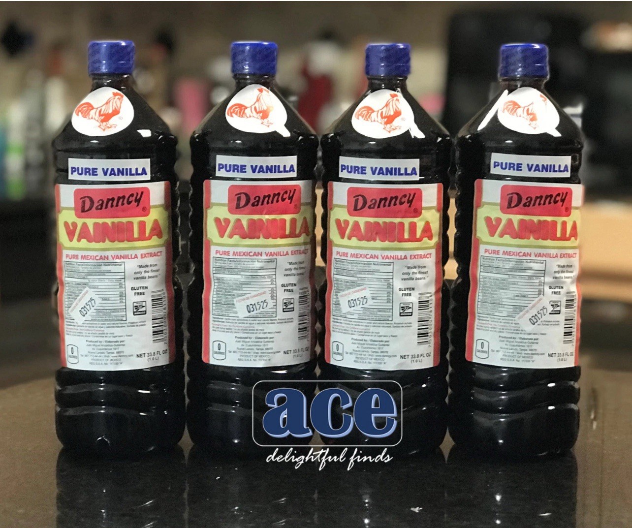Four (4) Danncy Pure Mexican Vanilla Extract - Dark Color (1 Liter each) gallery