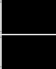 (2 pack lot) 2×3 Black Solid Plain Blank Color Flag 2’x3′ Banner Grommets