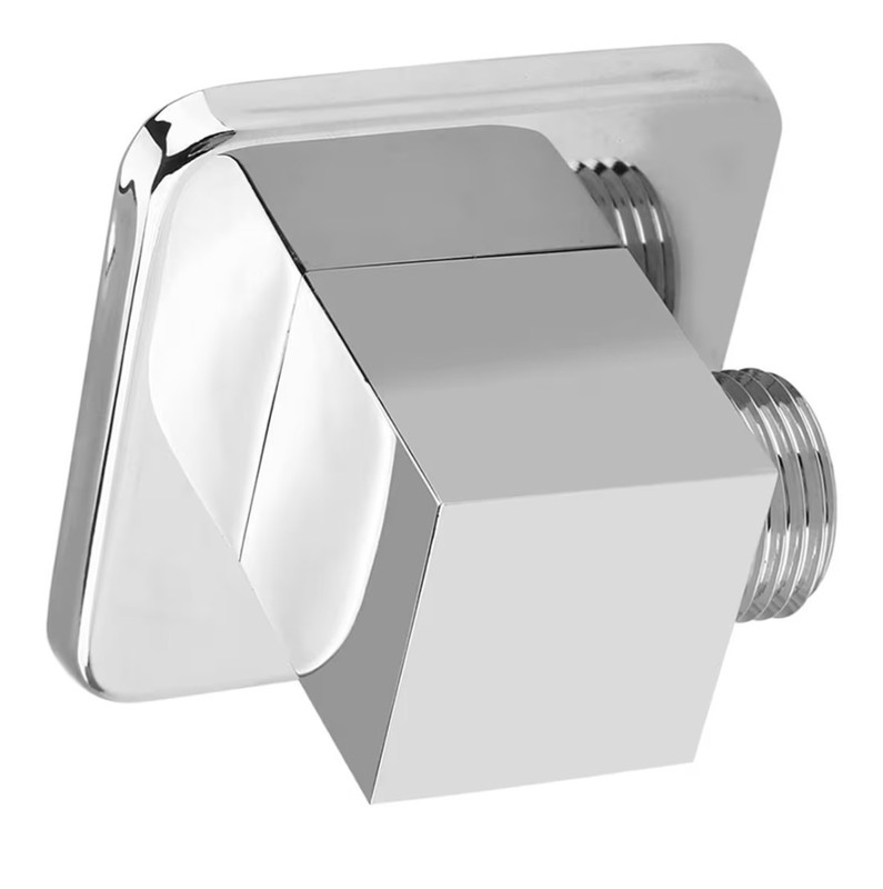 G1/2" Wall Supply Elbow Brass Wall Mount Shower Hose Connector Chrome #GOT1 gallery