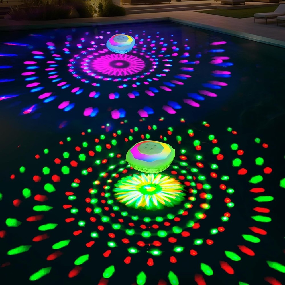 Floating Pool Lights IP68 Waterproof Color Changing Lighting for Pools