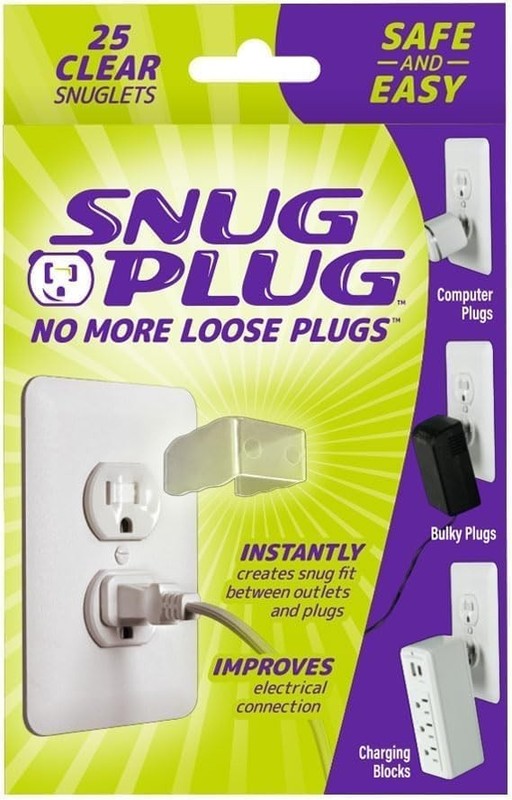 Outlet Plug Fix & Insert | Prevent Unplugging - 25/Pack gallery