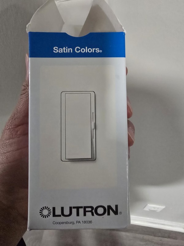 lutron Diva series /dimmer light switch/ [satin color] with wallplate included gallery