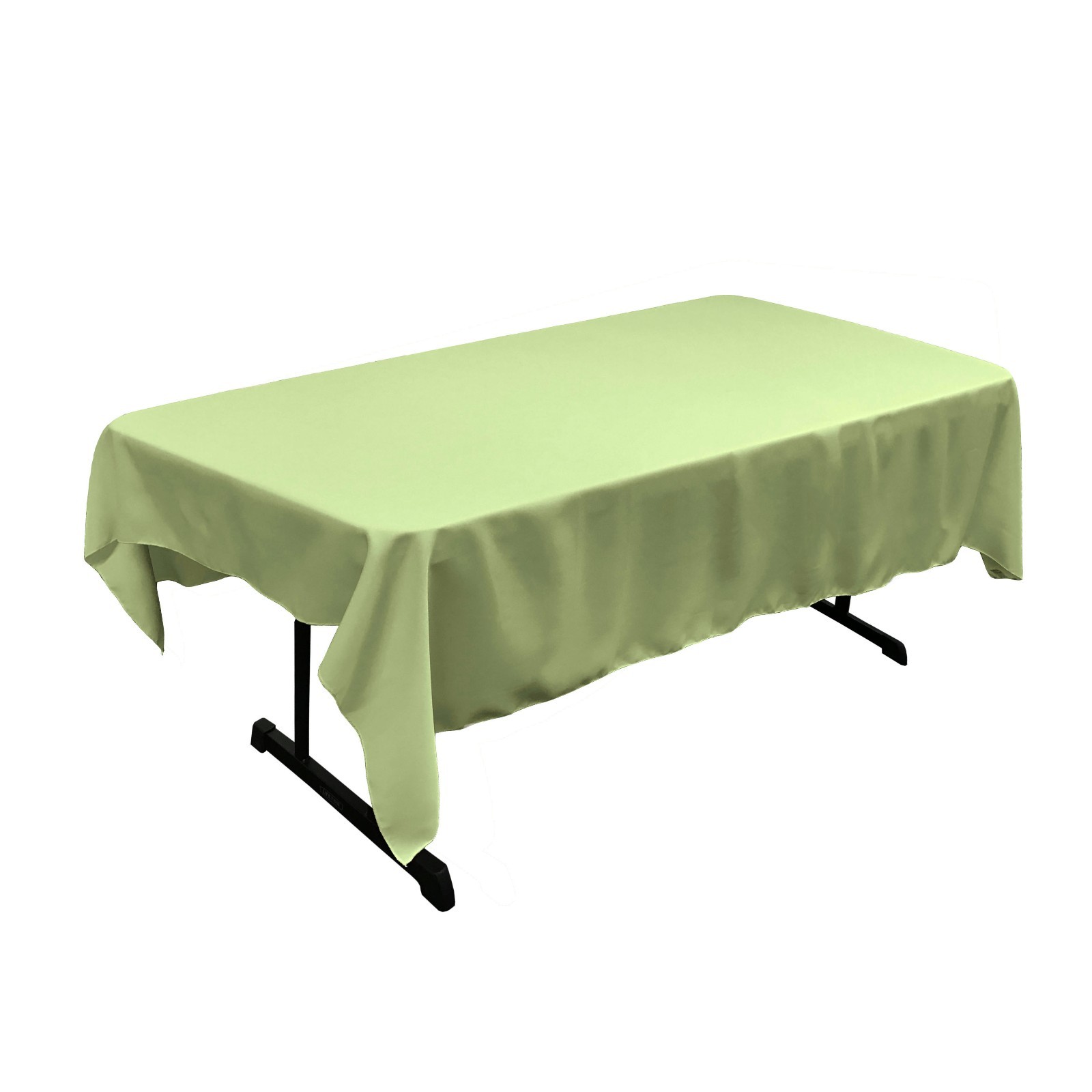 LA Linen Polyester Poplin 60 by 90-Inch Rectangular Tablecloth. Made in USA gallery