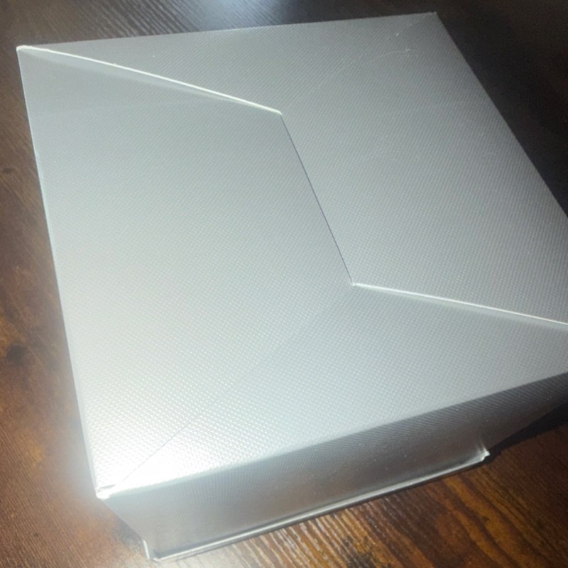 Neiman Marcus Silver Square Cardboard Gift Box Solid Plain 1 Item gallery