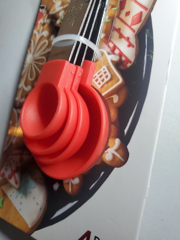 New Joie 4pc Measuring Spoons Set Engraved Markings (1/2 tsp - 1 tbsp) gallery