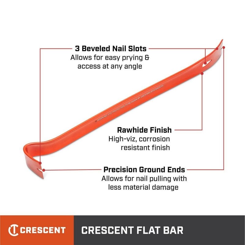 Crescent 21 in. Half Round Pry Bar gallery