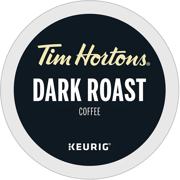 Tim Hortons Dark Roast Blend Coffee 24 to 144 K cups Pick Any Size FREE SHIPPING gallery