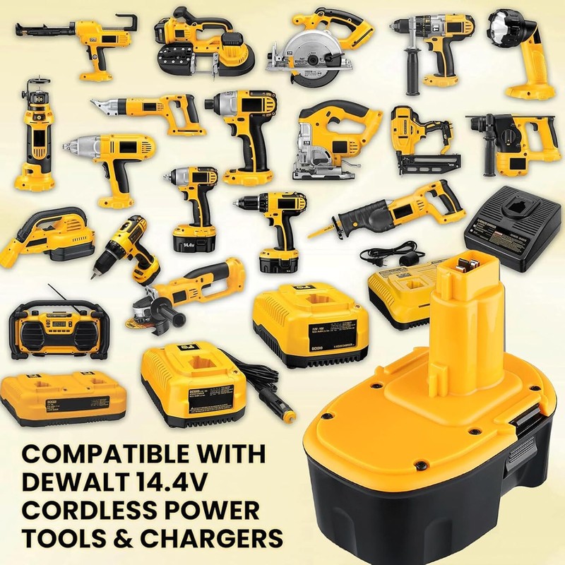 ReplacementFor DEWALT DC9091 14.4V Battery Charger DW9091 DW9094 DE9091 DE9092 gallery