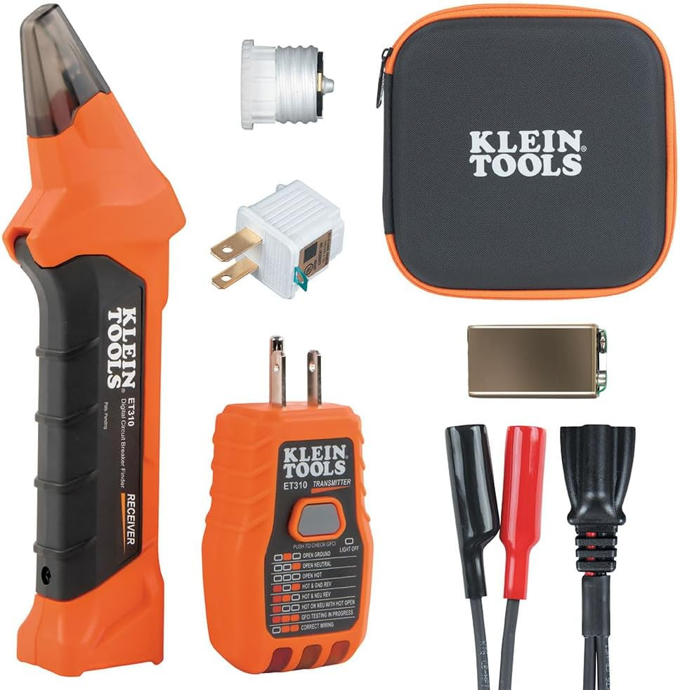 Klein Tools ET310KIT AC Circuit Breaker Finder Kit, Electric Tester, GFCI Tester gallery