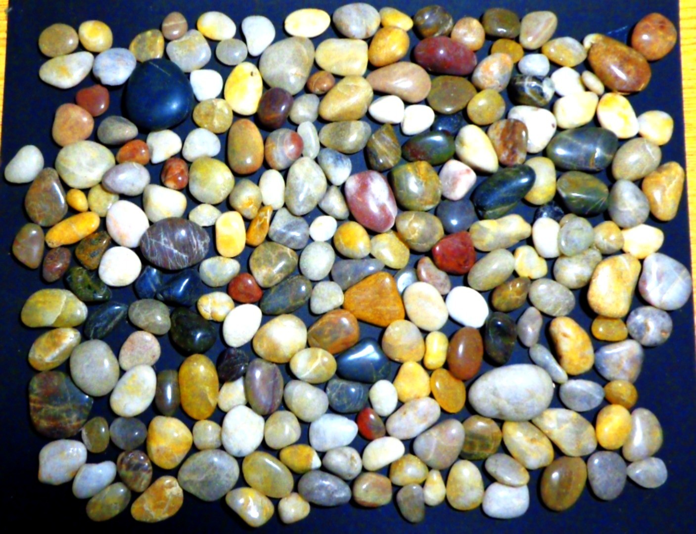 8+ lbs. 1"-3" Mixed Color Polished Stones Plants/ Filler/Decor/aquarium/crafts gallery