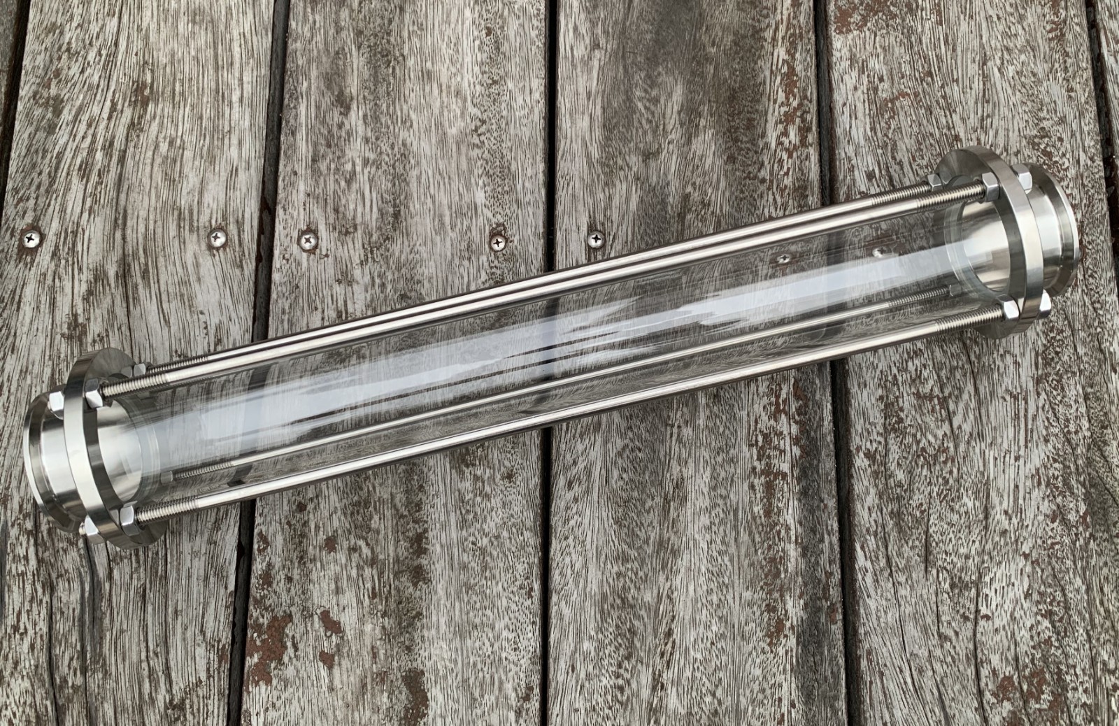 18 inch tall Stainless 2” Tri Clamp Sight Glass Distilling Column Window gallery