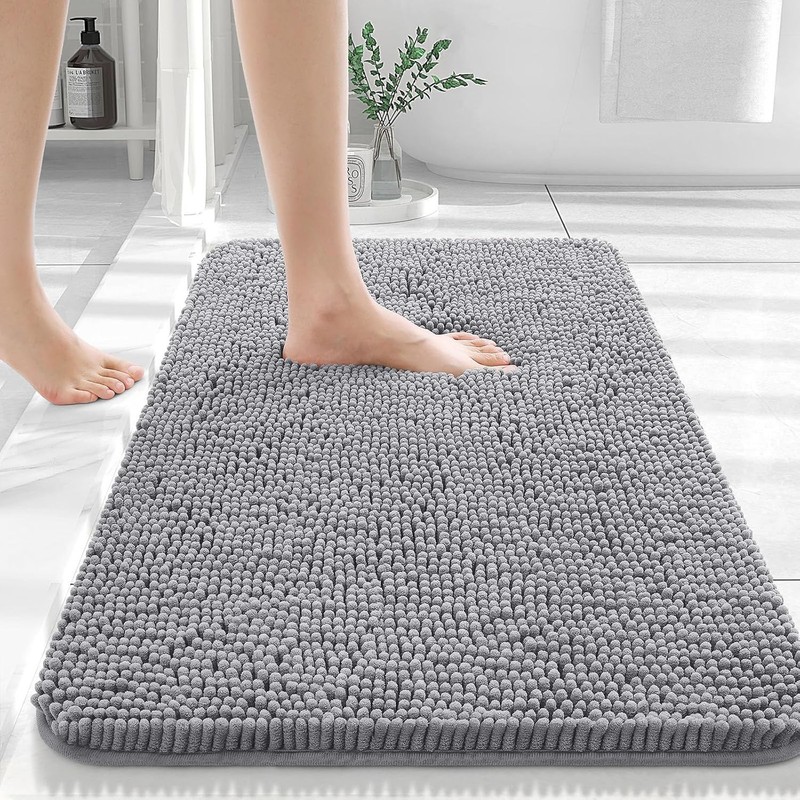 Bathroom Rugs Extra Soft Absorbent Chenille Bath Mats for Bathroom Floor gallery