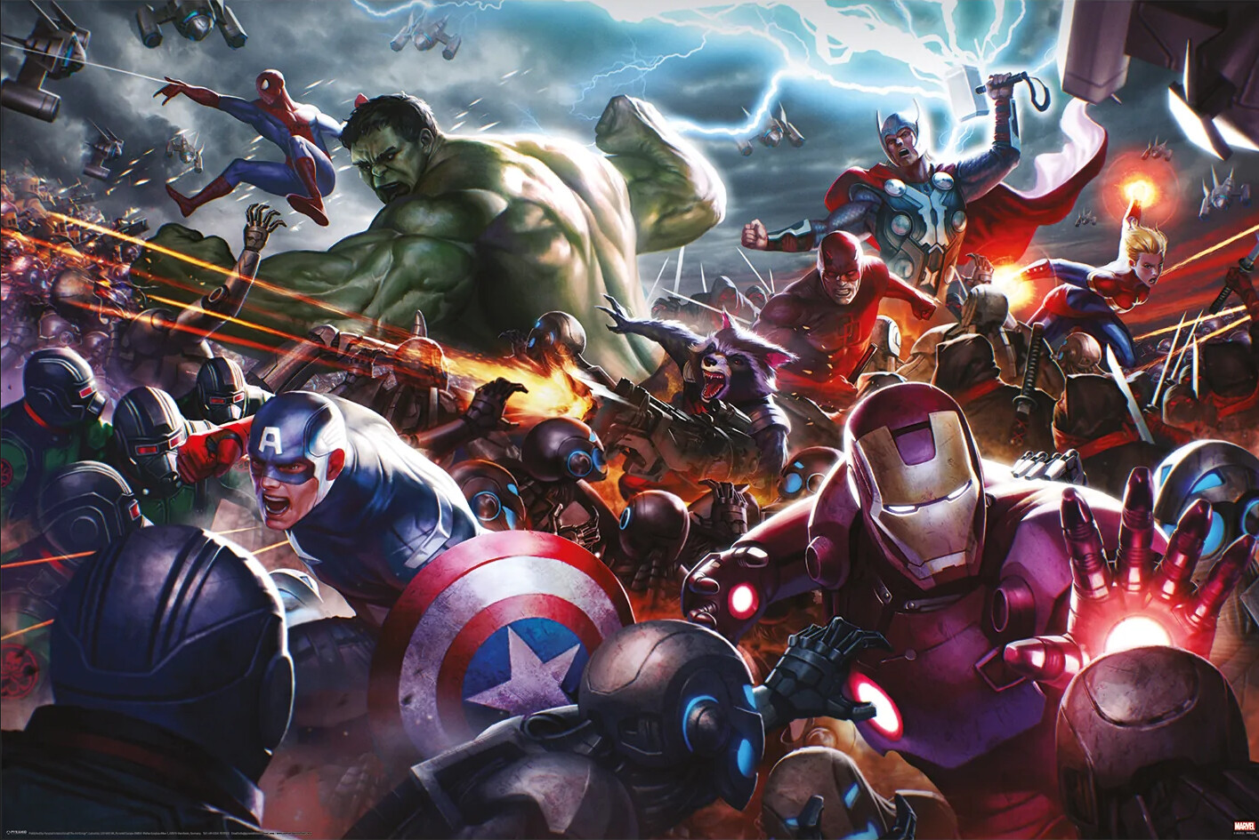 Marvel Heroes Assault - Comic Poster (Future Fight - Iron Man, Spider-Man..) gallery