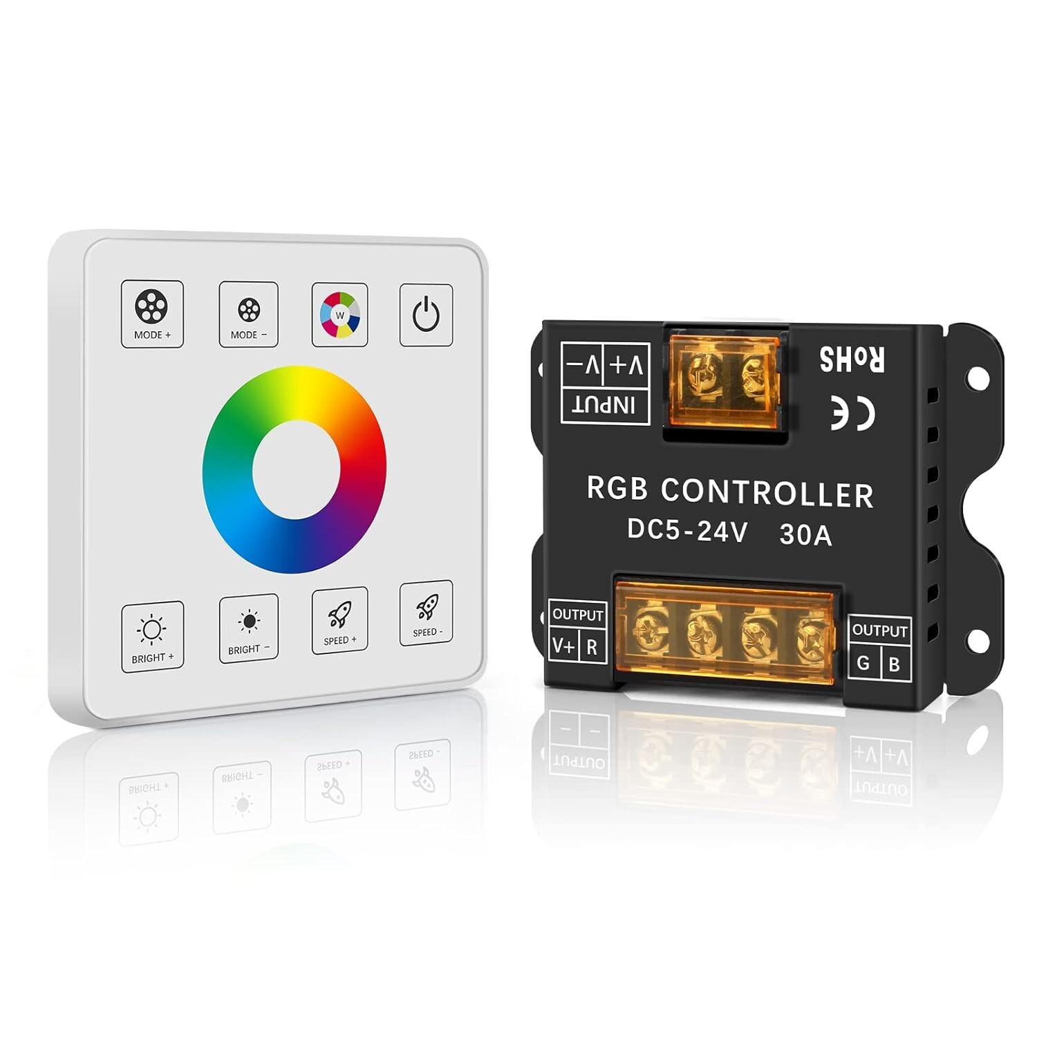 RGB LED Strip Controller RF Wireless Remote Control 5050 3528 Touch Panel Dimmer gallery