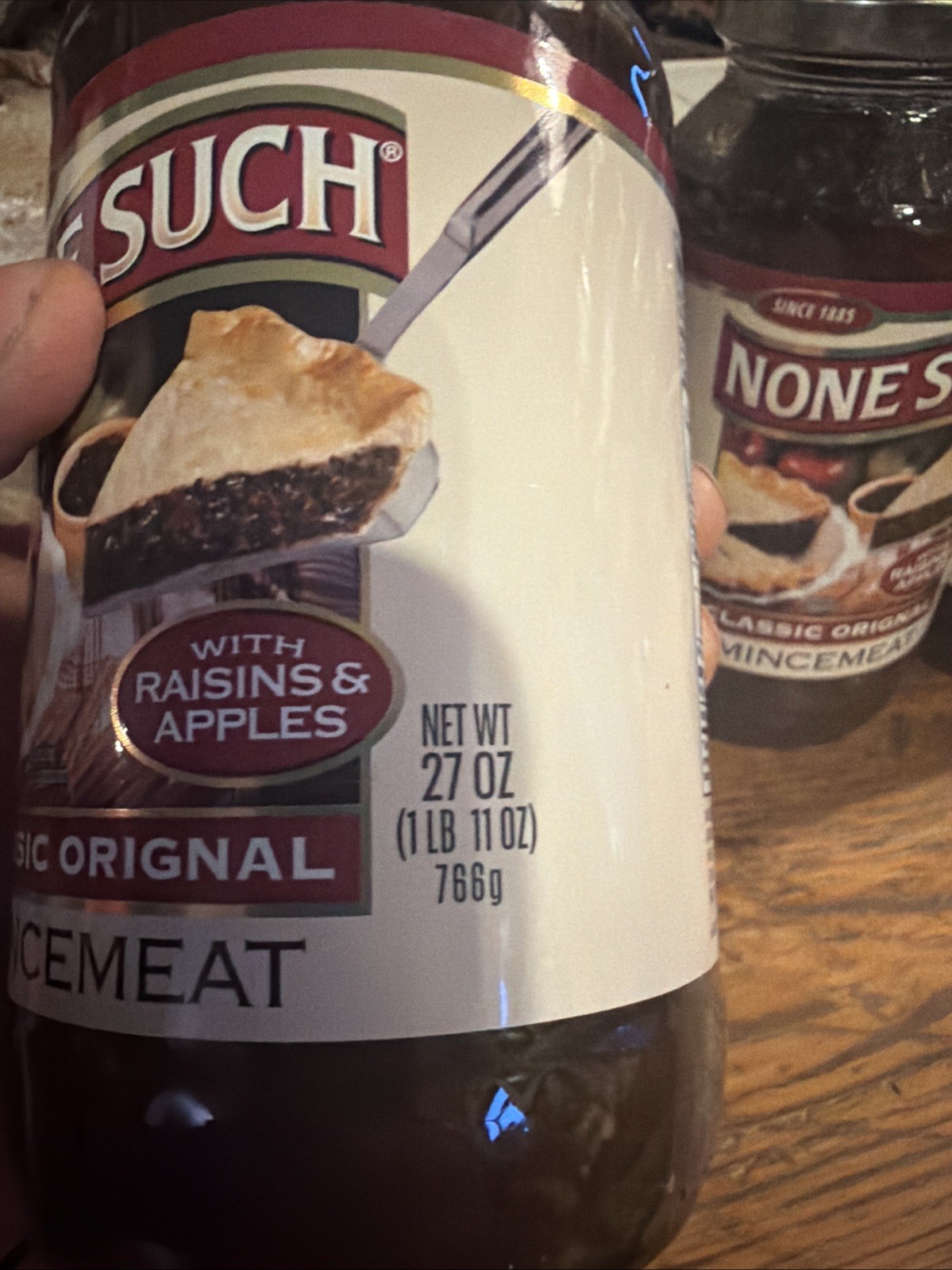 None Such Mincemeat Classic Original with Raisins & Apples, 27 Ounce (Pack of 3) gallery