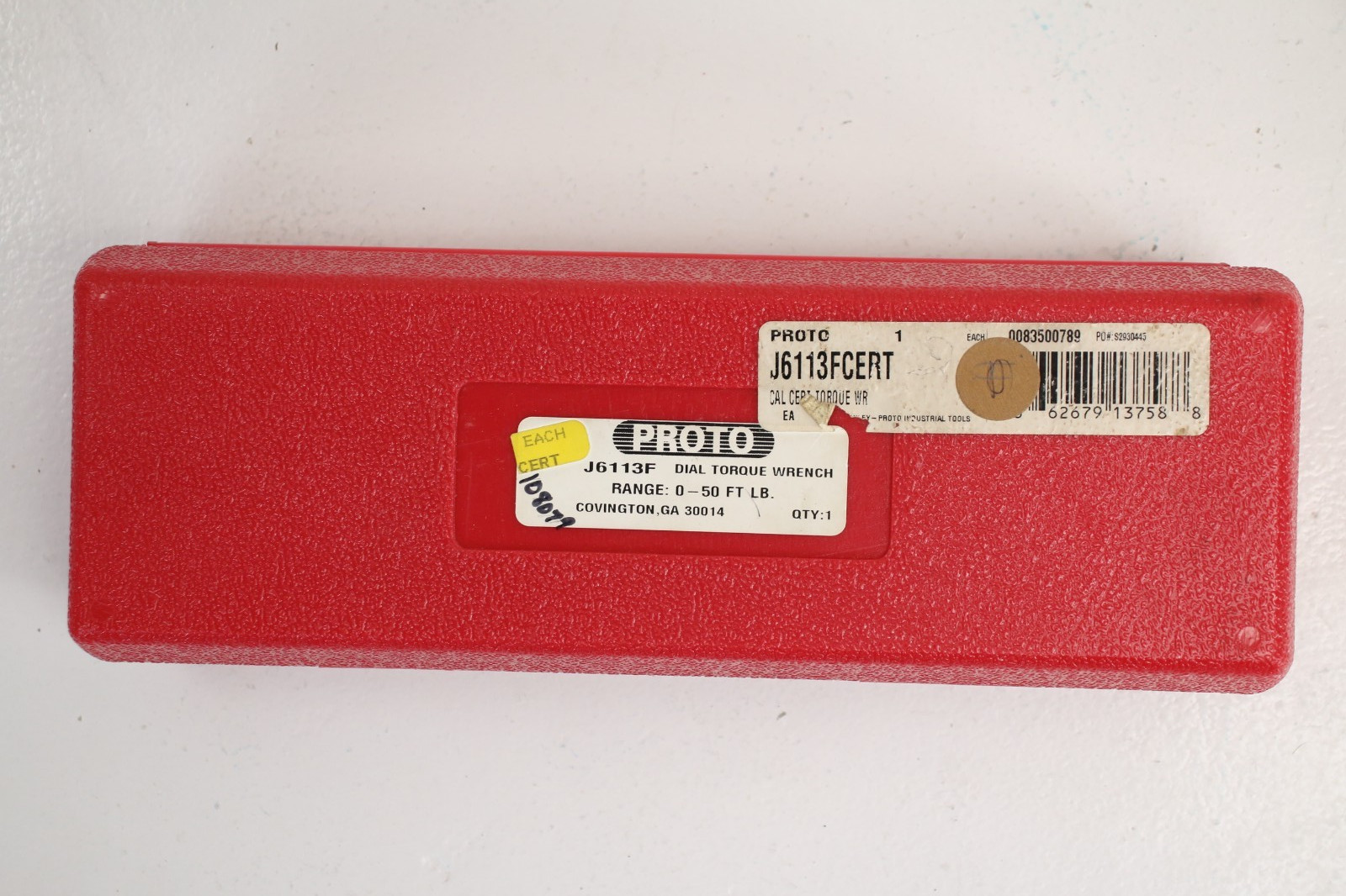 Proto Tools Torque Wrench J6113F 3/8 drive 0-50 ft lb gallery