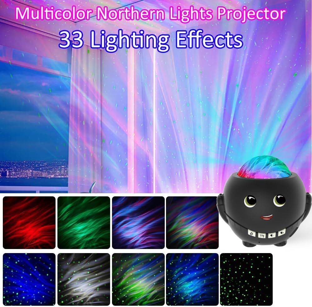 Star Projector Galaxy Aurora Night Light Projector,35 Lights Effects LED Lights gallery