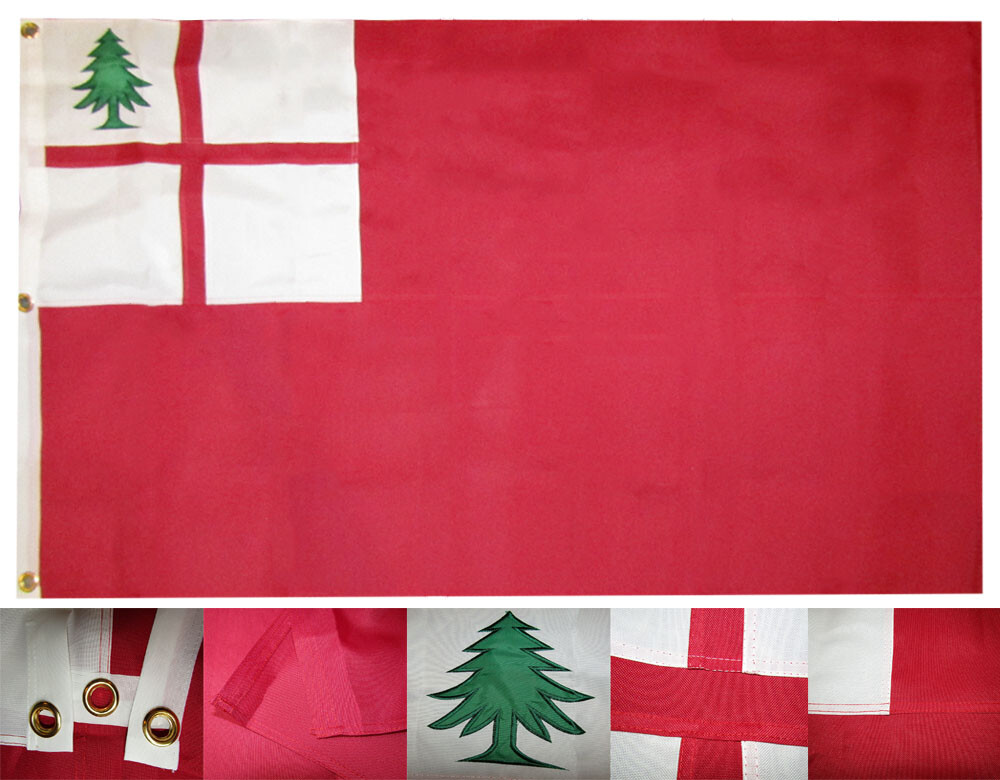 3x5 Embroidered 1st New England Premium Quality 300D HEAVY DUTY Nylon Flag gallery