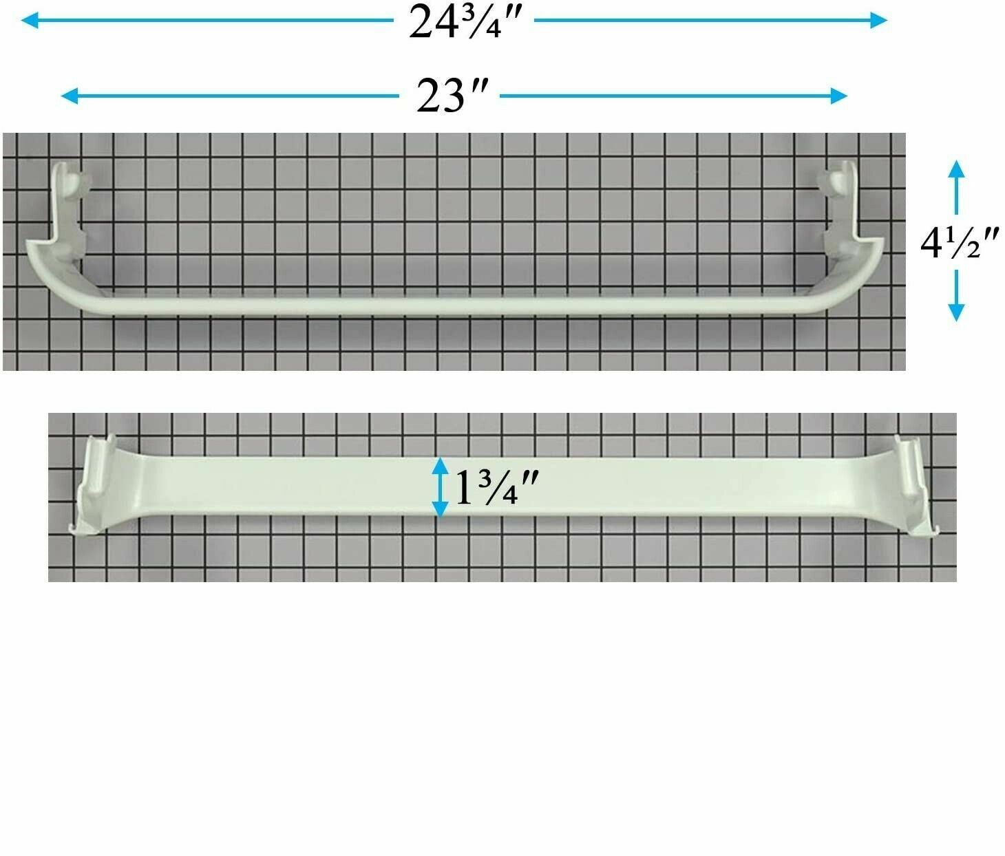 Top or Bottom Door Shelf Rack Bar Compatible with Frigidaire LFTR1814LWB gallery