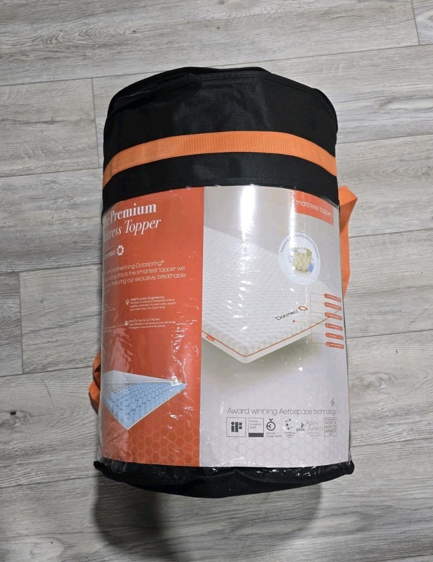 Dormeo Premium Cooling Mattress Topper Ergonomic With Octaspring New In Box gallery